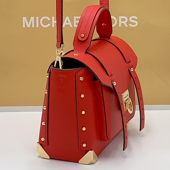 NWT MICHAEL KORS MANHATTAN MEDIUM TOP HANDLE SCHOOL SAT… - Picture 3 of 15